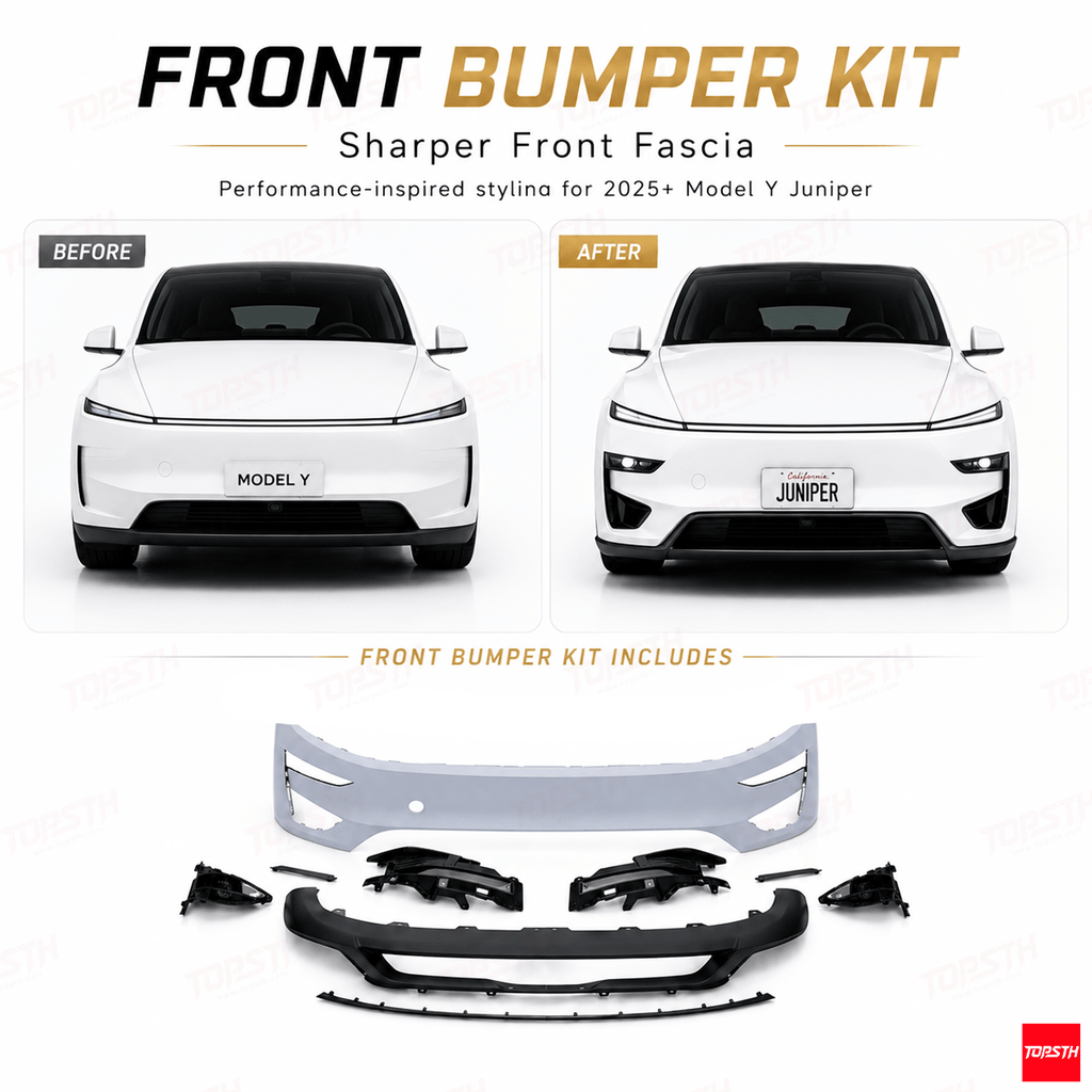 2025+ Tesla Model Y Juniper Performance Style Front & Rear Bumper Conversion Kit