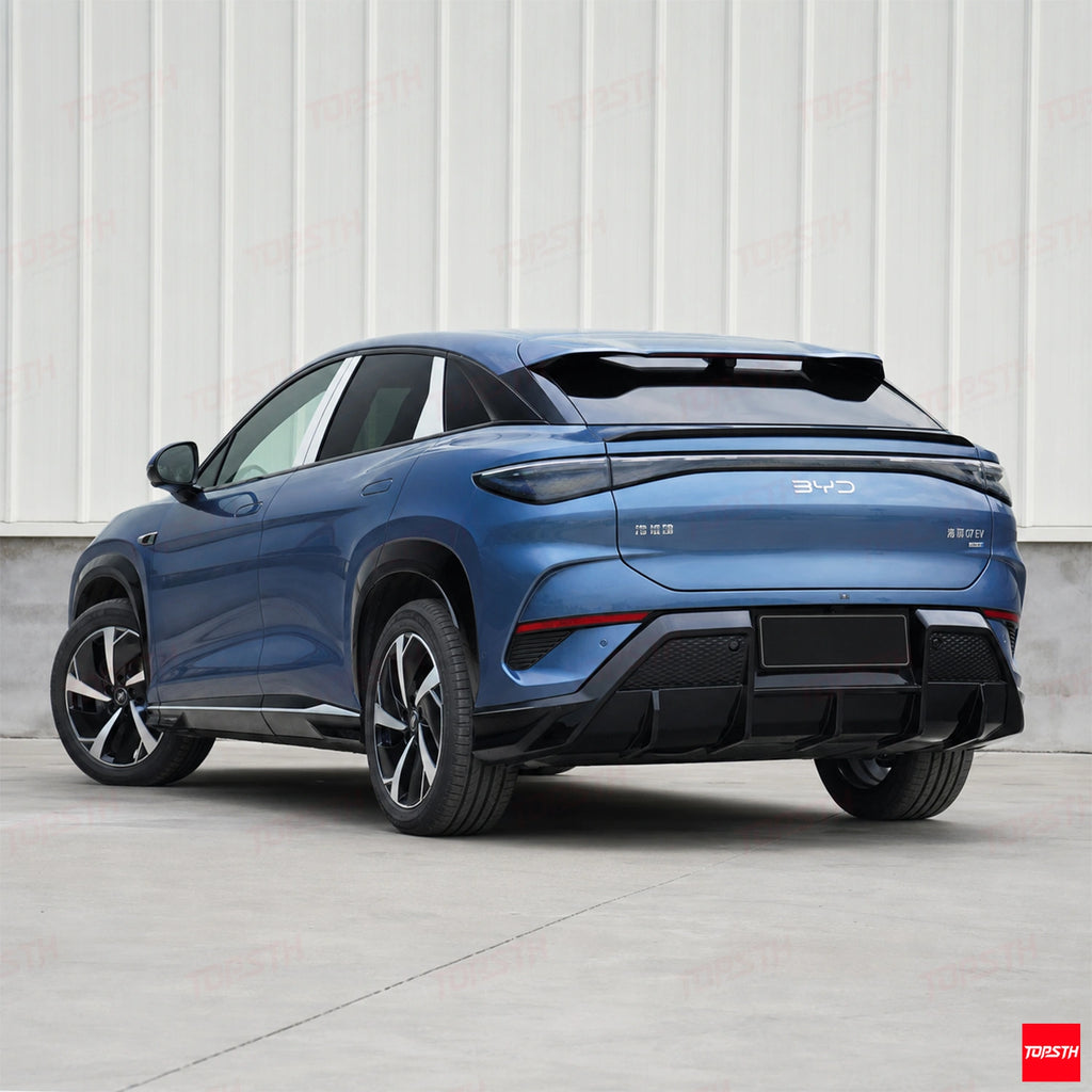 DC Style ABS Body Kit for 2025+ BYD Sealion 7 EV, Rear 3 Quarter View by TOPSTH.