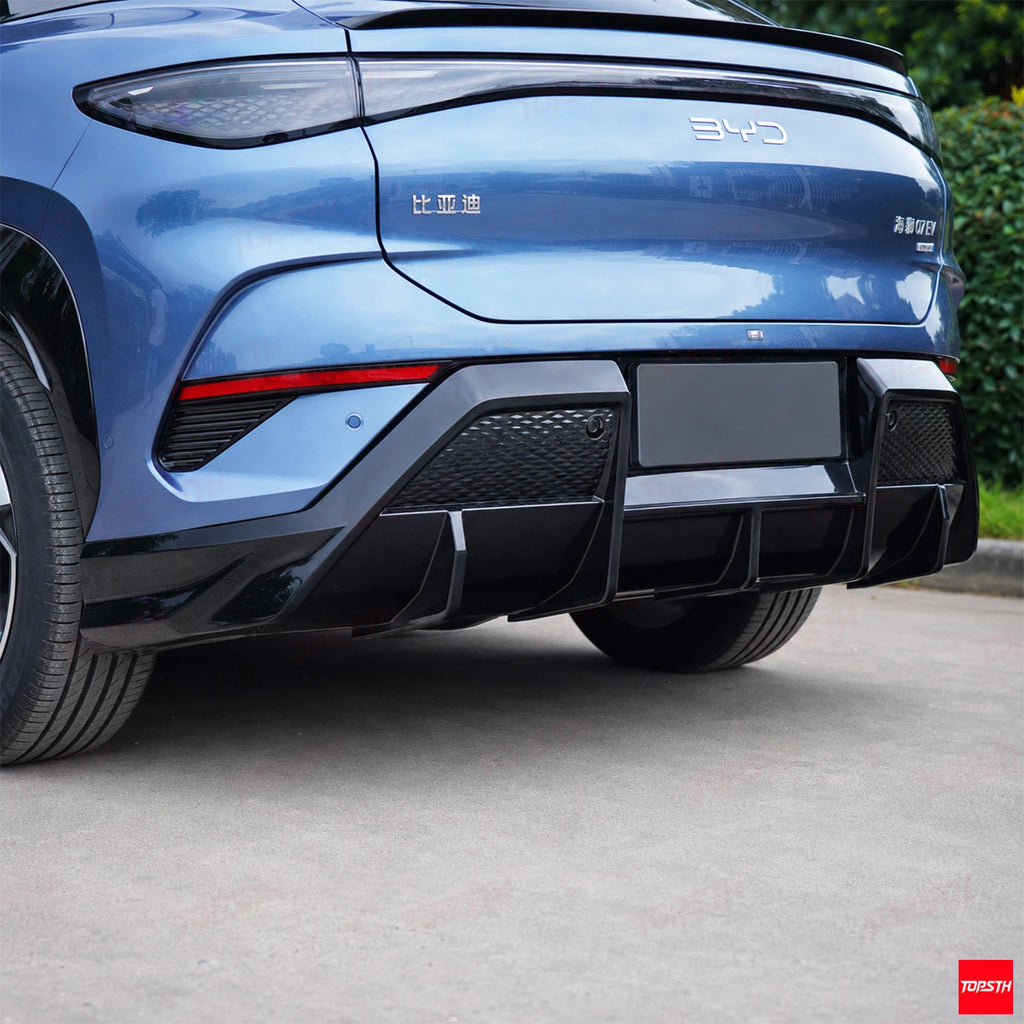 DC Style ABS Body Kit for 2025+ BYD Sealion 7 EV, Rear Diffuser Detail by TOPSTH.