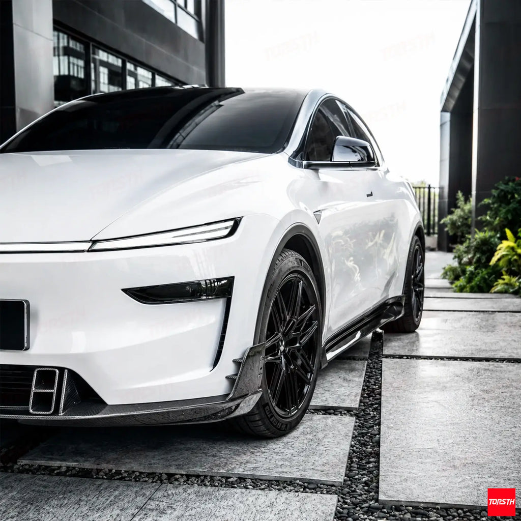 CMST GEN1 Style Carbon Fiber Body Kit for 2025+ Tesla YL/YYY, Installation Detail by TOPSTH.