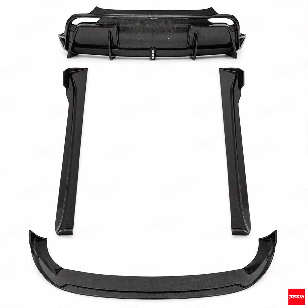 CMST GEN1 Style Carbon Fiber Body Kit for 2025+ Tesla YL/YYY, White Background Parts by TOPSTH.