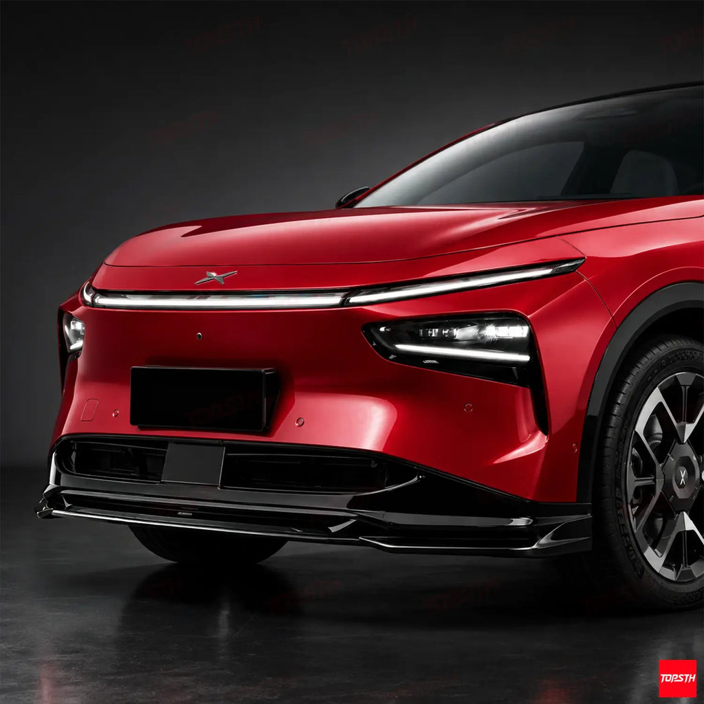 BSKT Style ABS Body Kit for 2025+ XPeng G7, Front Lip Close Up by TOPSTH.