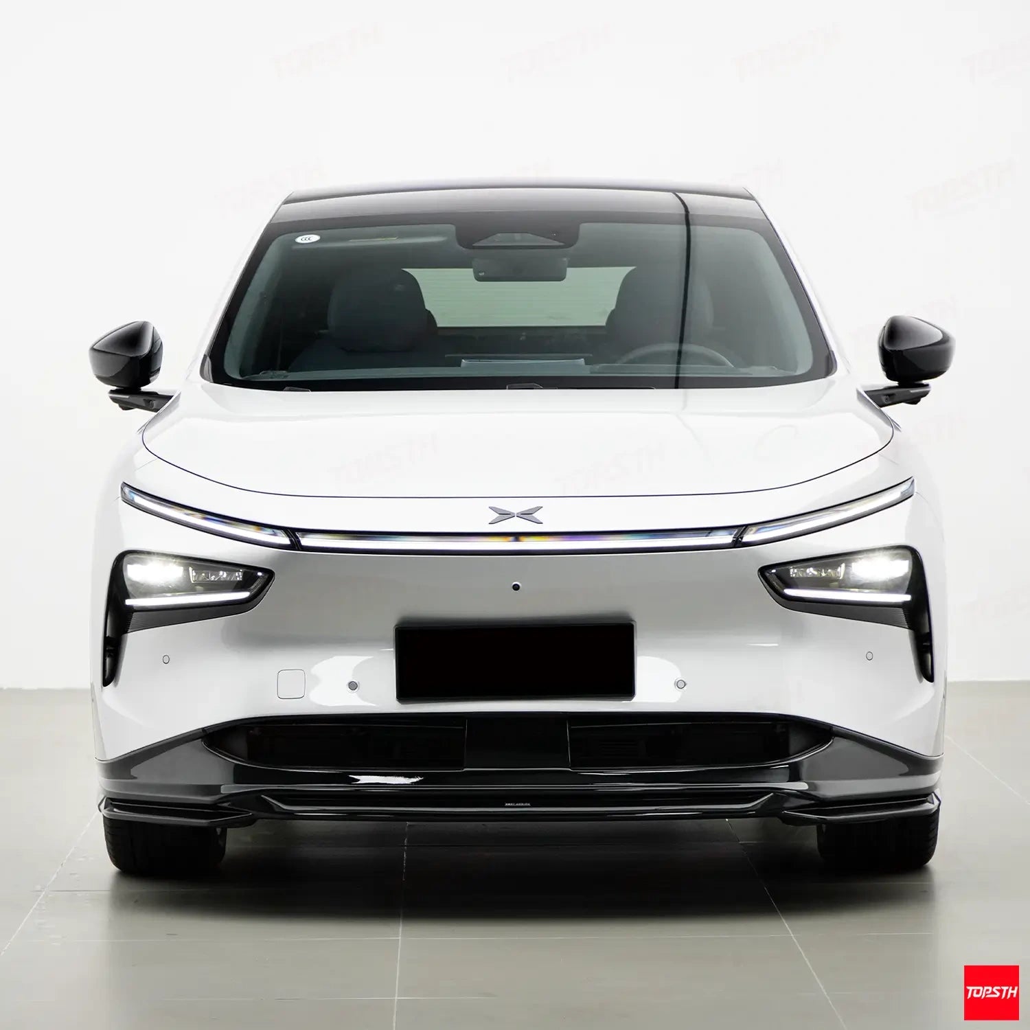 BSKT Style ABS Body Kit for 2025+ XPeng G7, Front View by TOPSTH.