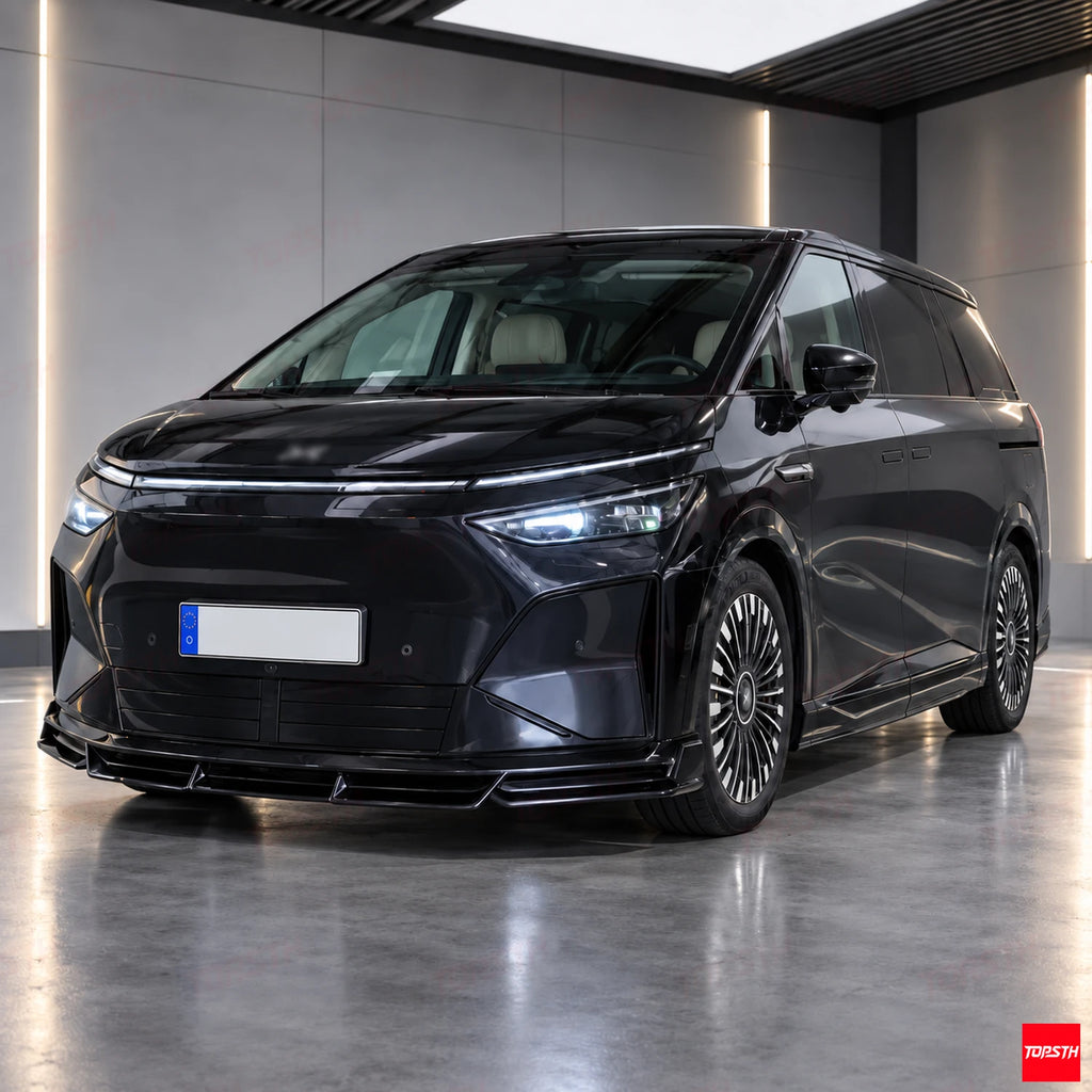 2025+ Xpeng X9 TOPSTH Style ABS Body Kit front 3-quarter full vehicle view by TOPSTH