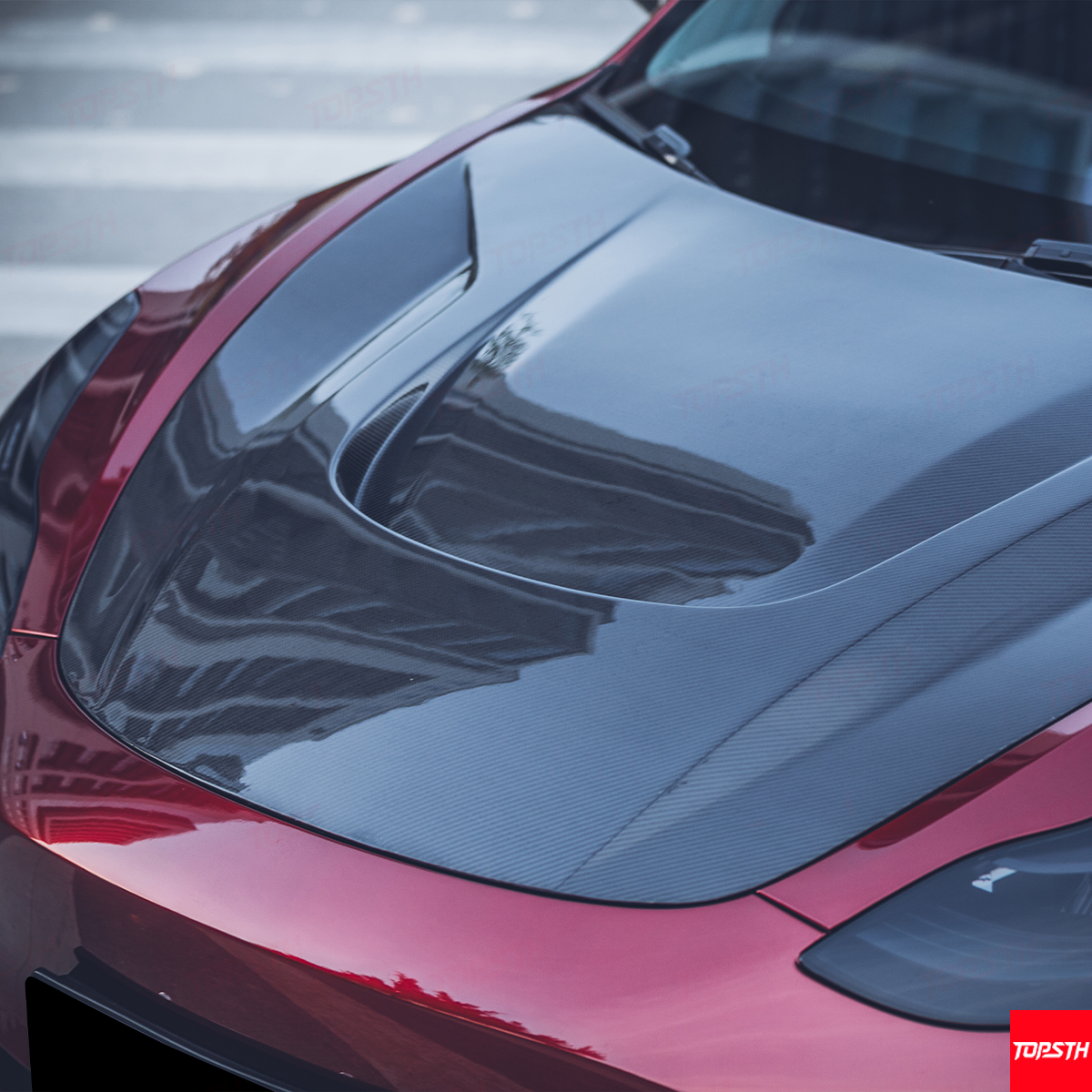 FM Style Dry Carbon Fiber Body Kit Tesla Model 3 2019-2023