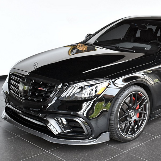 Mercedes W222 S63 Carbon Fiber Front Splitter S-Class AMG Lip