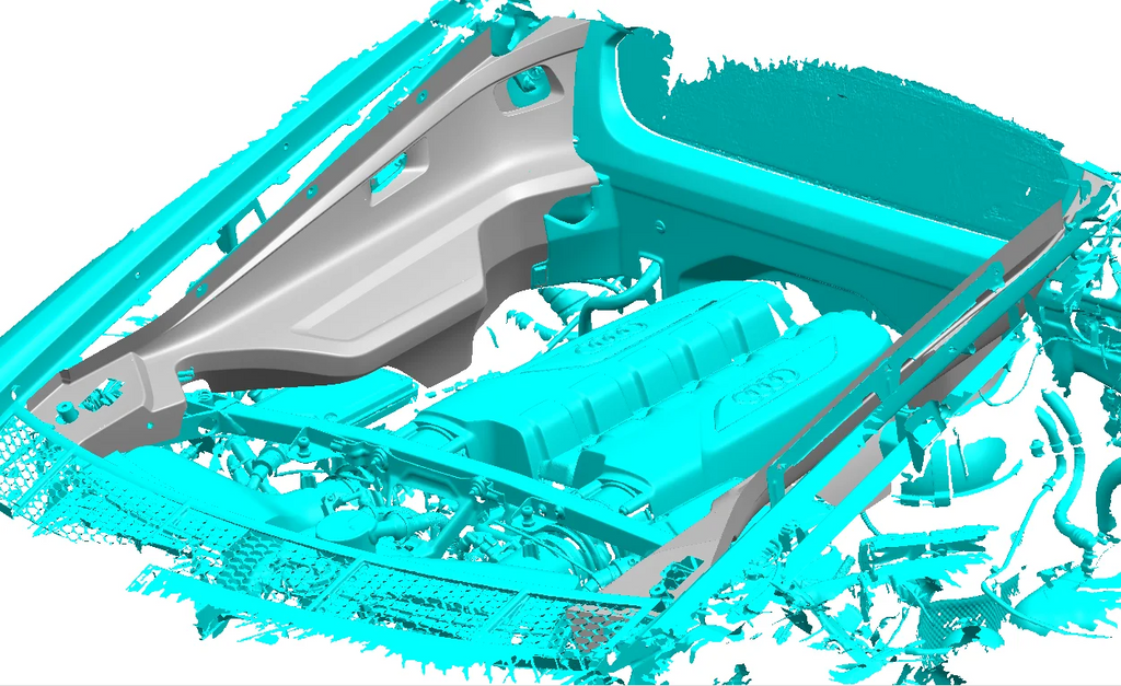 Audi Pre-Preg Carbon Fiber Engine Bay Panels for R8 Gen 2 FL