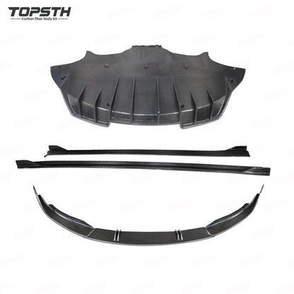 Tesla Model 3 2019-2023 Full FM Style Dry Carbon Fiber Body Kit