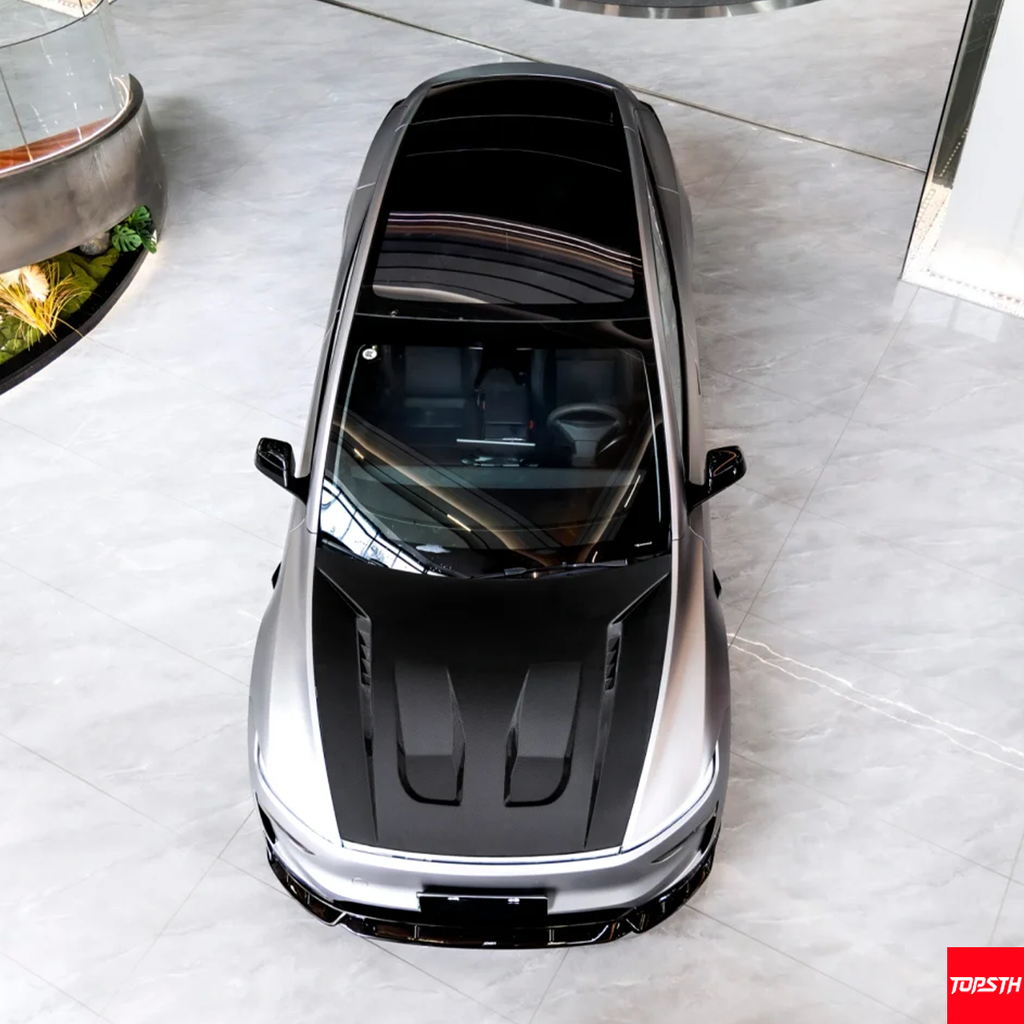 Tesla Model Y Juniper 2025+ CMST Design Carbon Fiber Engine Hood (Ultra)