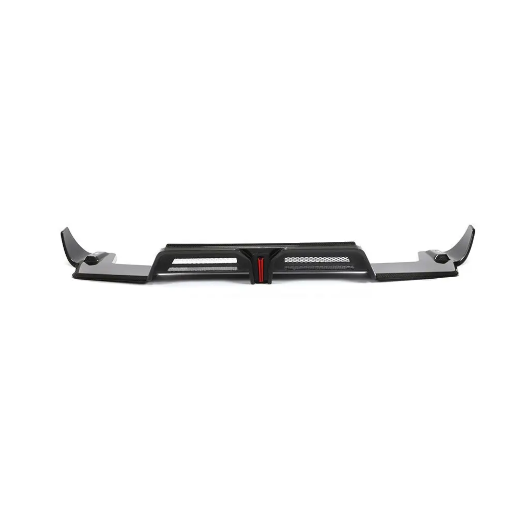 Porsche Macan 2022-2023 Pre-Preg Carbonfaser-Heckdiffusor mit LED
