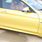 BMW F82 M4 Carbon Fiber M Performance Style Side Skirts