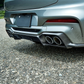 BMW Carbon Fiber 3D Designs Style Rear Diffuser for F98 X4M
