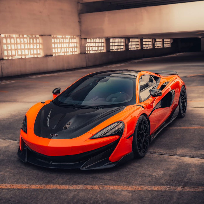 McLaren Pre-Pregged Carbon Fiber P1 Style Hood for 540C, 570S, 570GT, and 600LT