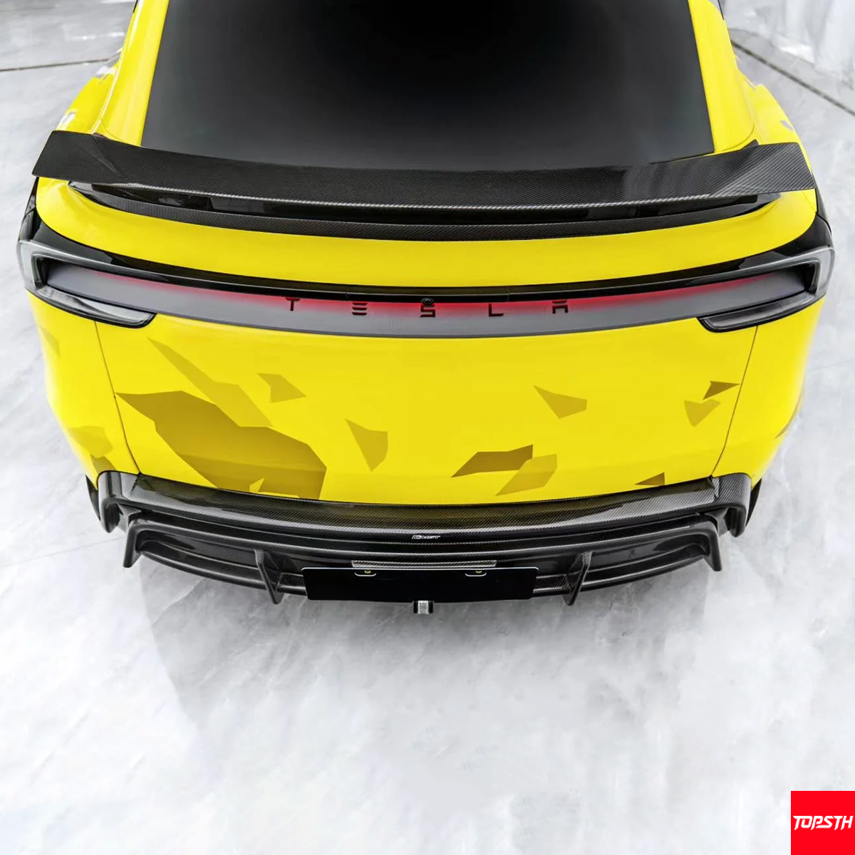 CMST Design Carbon Fiber Double-Layer Rear Spoiler for Tesla Model Y Juniper 2025+
