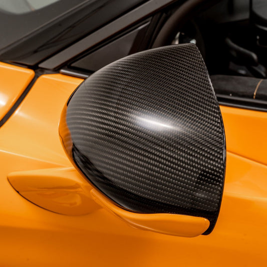 McLaren Pre-Pregged Carbon Fiber Mirror Caps