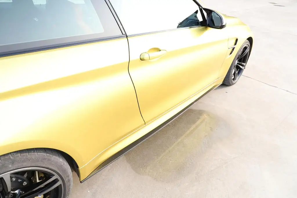 BMW F82 M4 Carbon Fiber M Performance Style Side Skirts