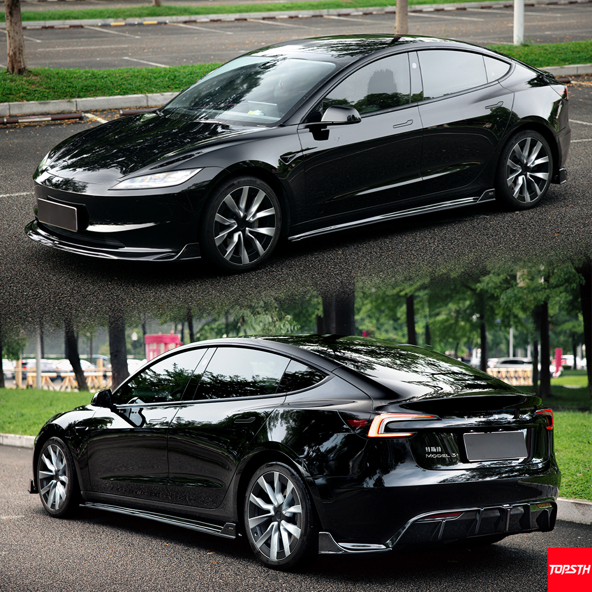 TOPSTH ABS Body Kit Designed for Tesla Model 3 Highland 2024+