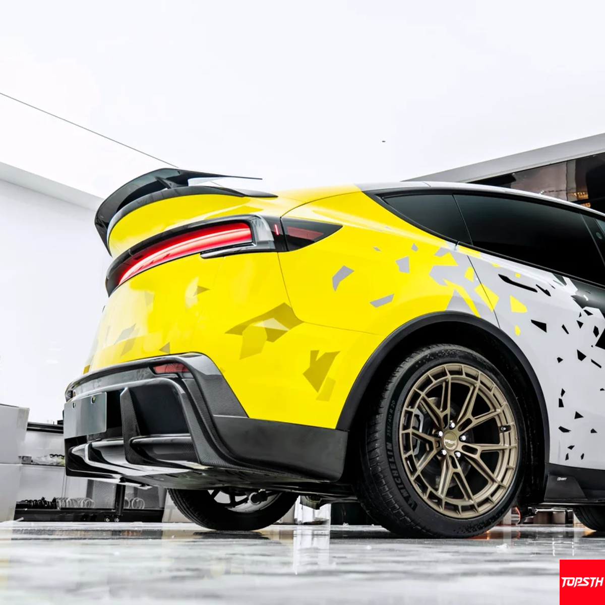 CMST Design Carbon Fiber Double-Layer Rear Spoiler for Tesla Model Y Juniper 2025+