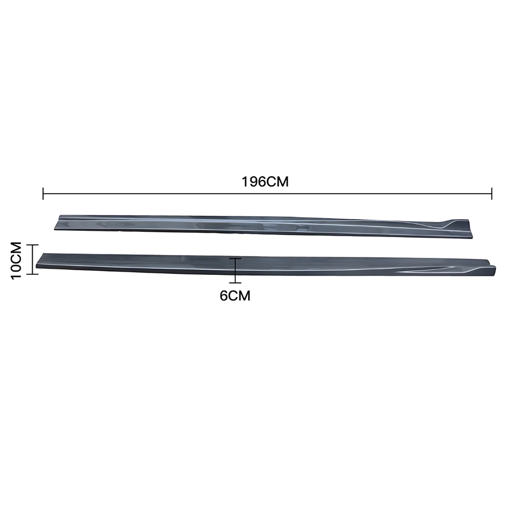 Mercedes W177 Carbon Fiber Side Skirts - TOPSTH Designs