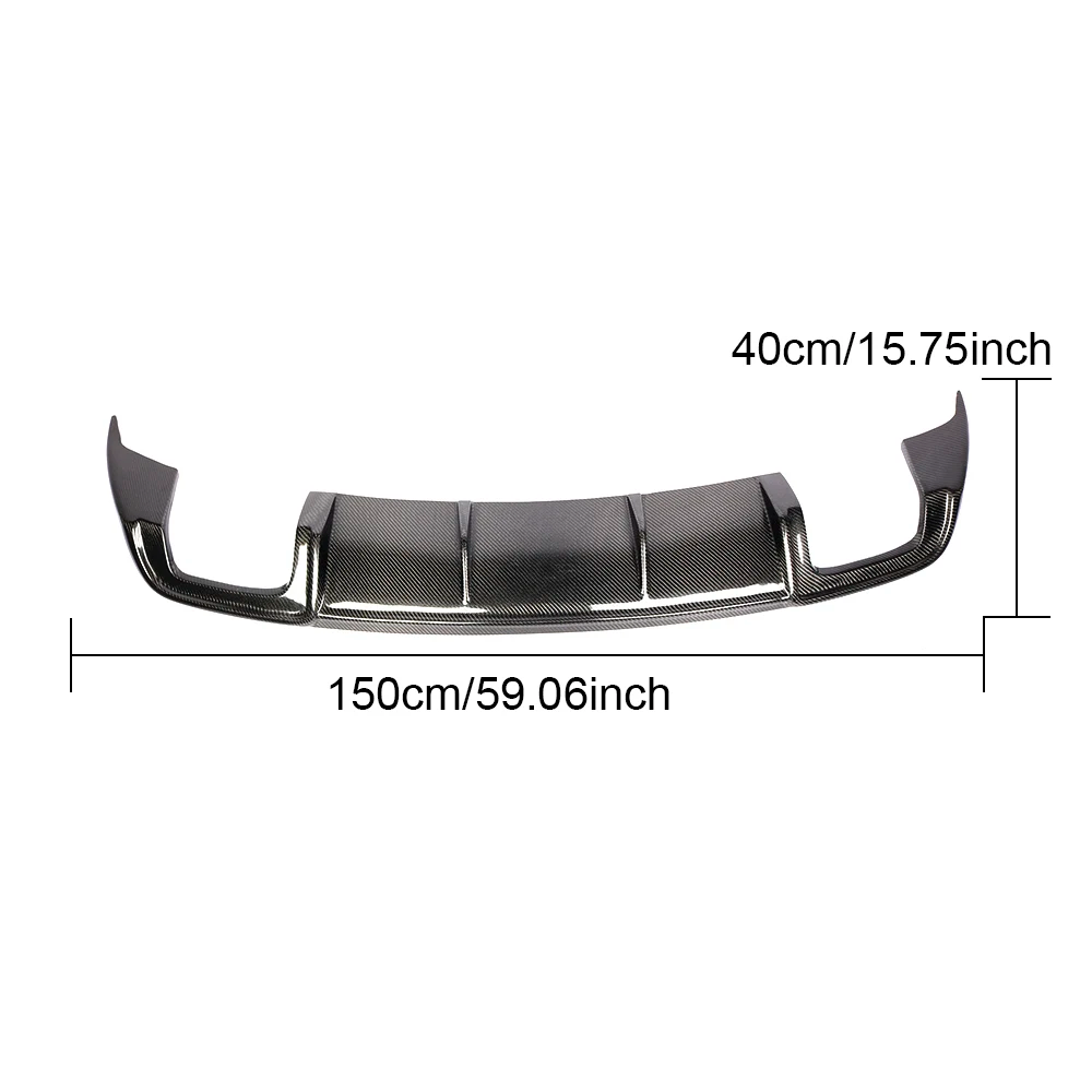 Audi 8V A3 Standard Carbon Fiber Rear Diffuser