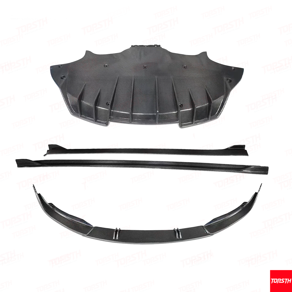 FM Style Dry Carbon Fiber Body Kit Tesla Model 3 2019-2023