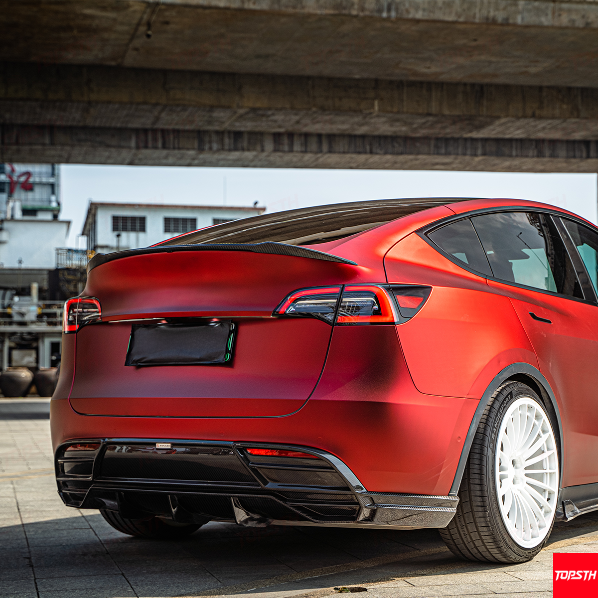 Dry Carbon Fiber Body Kit for Tesla Model Y 2021-2024 Full Exterior Upgrade Kit