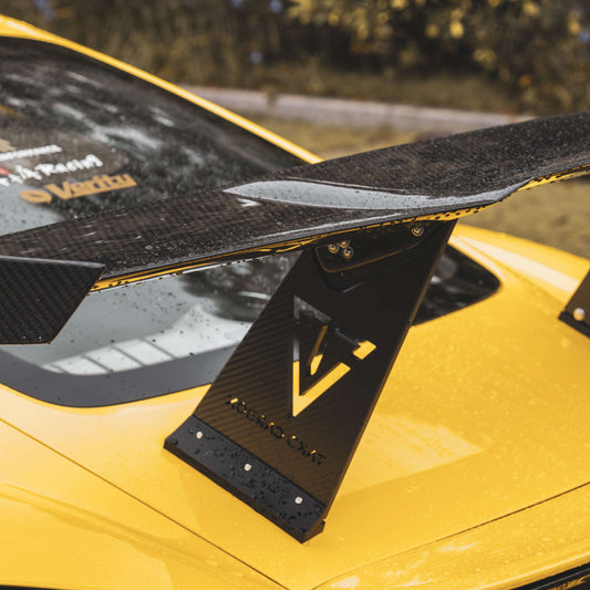 Porsche TAKD V1 Pre-Pregged Carbon Fiber Rear Spoiler for 718 Cayman & Boxster (2017+)