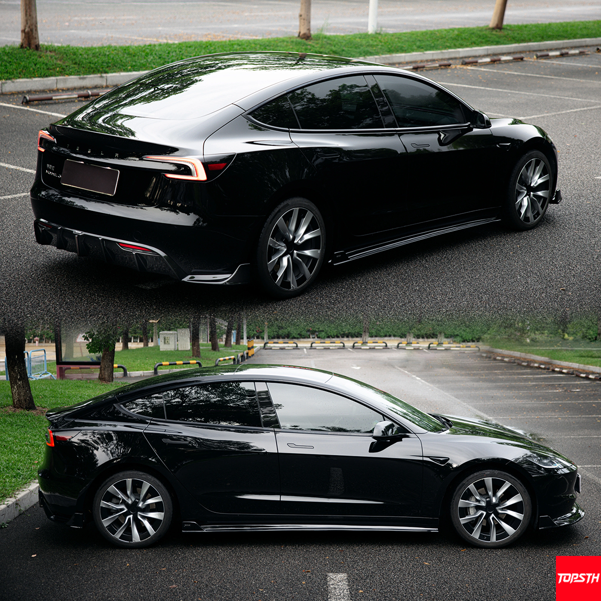 TOPSTH ABS Body Kit Designed for Tesla Model 3 Highland 2024+