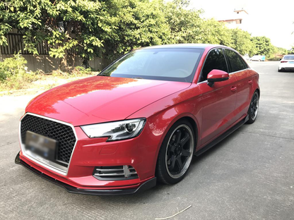Audi 8V A3 Limousine Standard FL Seitenschweller aus Kohlefaser