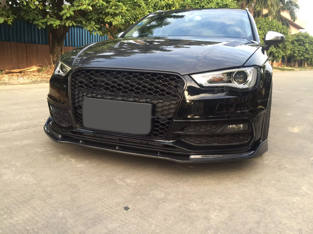 Audi 8V Hatchback PFL Carbon Fiber Front Splitter