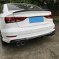 Audi 8V Sedan FL Carbon Fiber Rear Diffuser