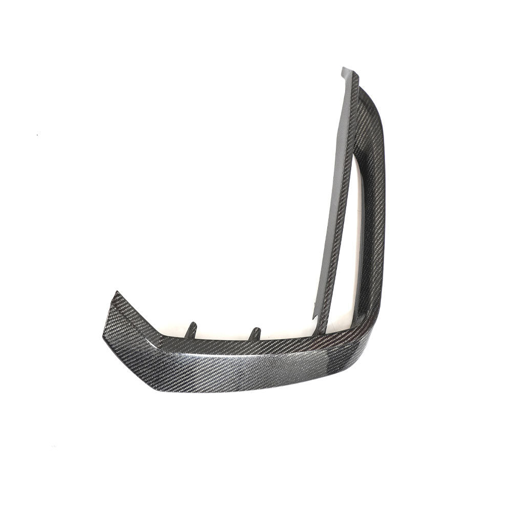 Audi Carbon Fiber ABT Style Front-Luftauslassabdeckungen für 4M RSQ8 