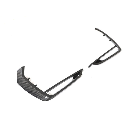 Audi Carbon Fiber ABT Style Front-Luftauslassabdeckungen für 4M RSQ8 