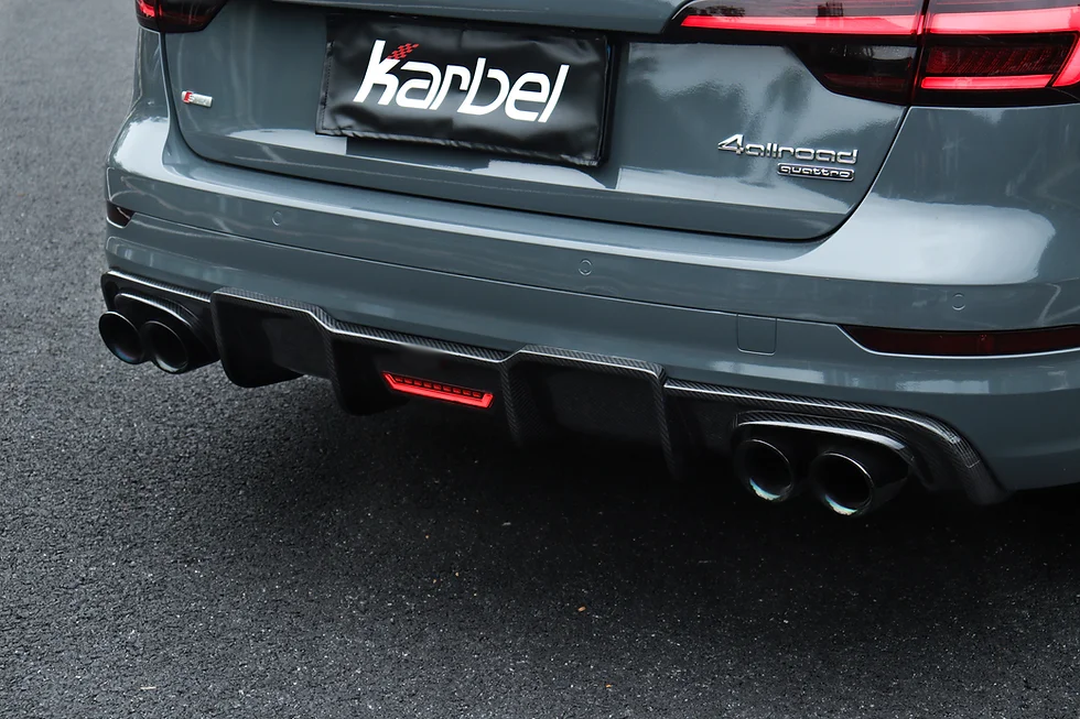 Audi Carbon Fiber Heckdiffusor im Karbel-Stil für B9