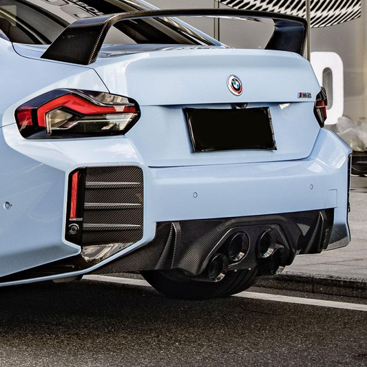 BMW Pre-Pregged Carbon Fiber M Performance Style Rear Diffuser for G87 M2 (2023+)