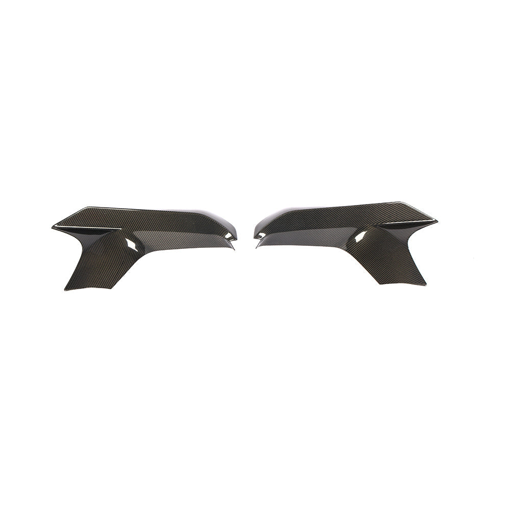 BMW Carbon Fiber M Performance Style Front Bumper Splitters for F90 M5 (2018-2020)