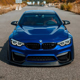BMW F80 M3 F82 M4 Carbon Fiber Large GTS Style Front Splitter