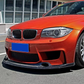 BMW Carbon Fiber 3D Designs Style Front Splitter for E82 1M