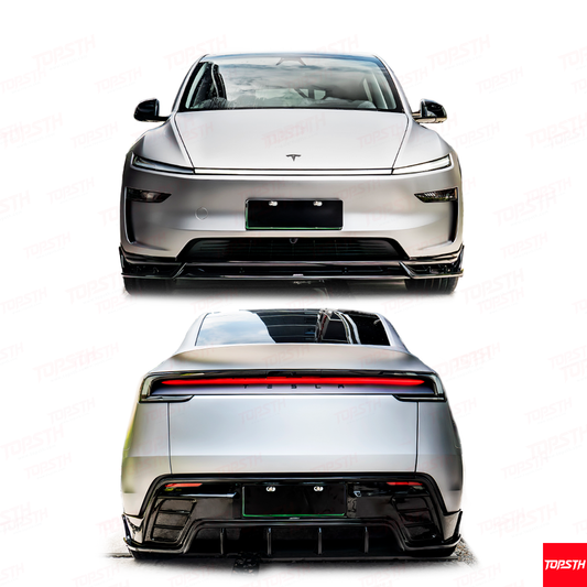 Top and bottom views of a silver car on a white background