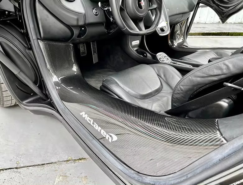 McLaren Carbon Fiber Door Sill Covers for 540C 570GT 570S