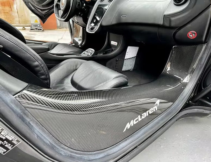 McLaren Carbon Fiber Door Sill Covers for 540C 570GT 570S
