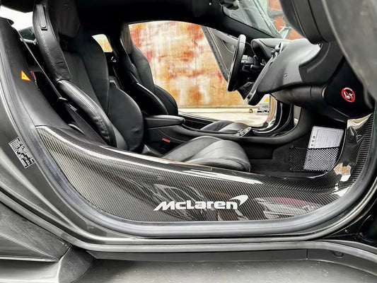 McLaren Carbon Fiber Door Sill Covers for 540C 570GT 570S