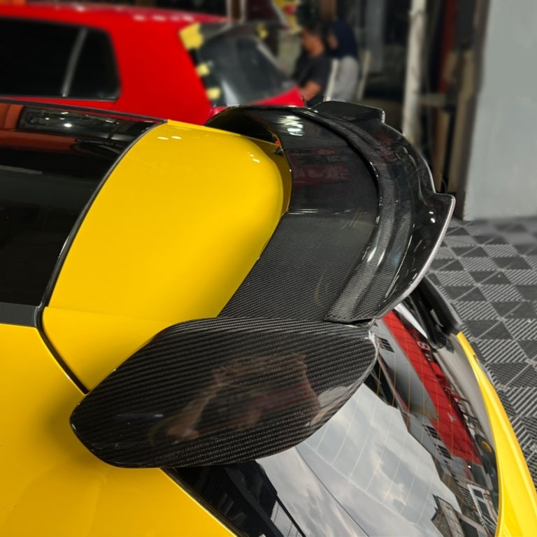 Mercedes Carbon Fiber TOPSTH Designs Rear Spoiler Extension for W177