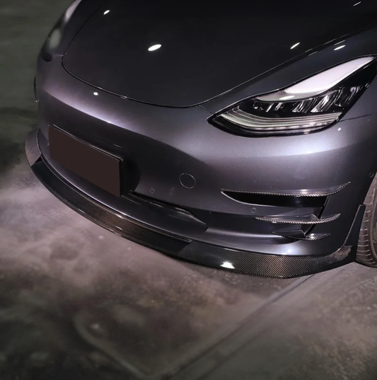 Tesla Pre-Preg Carbonfaser-Front-Canards für Model 3 2016-2023