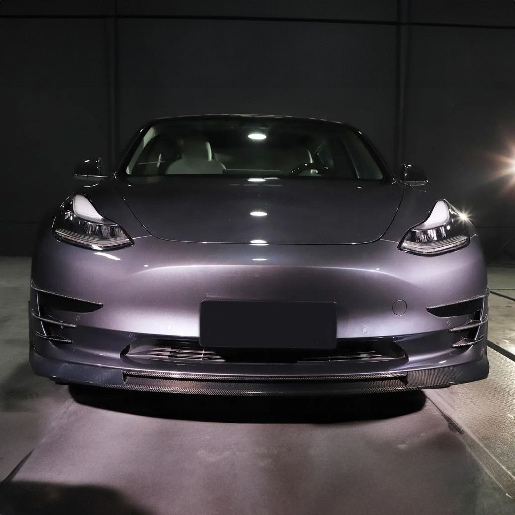 Tesla Pre-Preg Carbonfaser-Front-Canards für Model 3 2016-2023