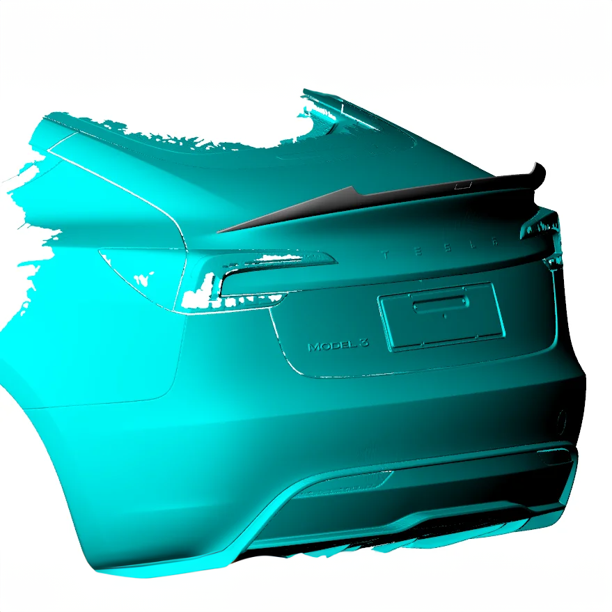 Tesla Pre-Preg Carbon Fiber TOPSTH Designs Rear Spoiler for Model 3 2024+