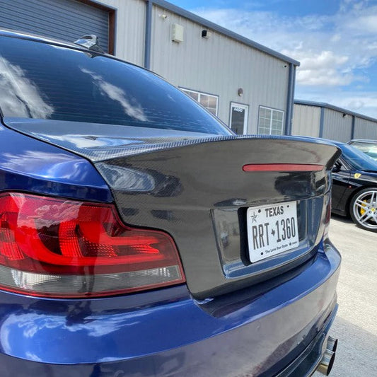 BMW Carbon Fiber CSL Style Rear Bootlid Trunk for E82