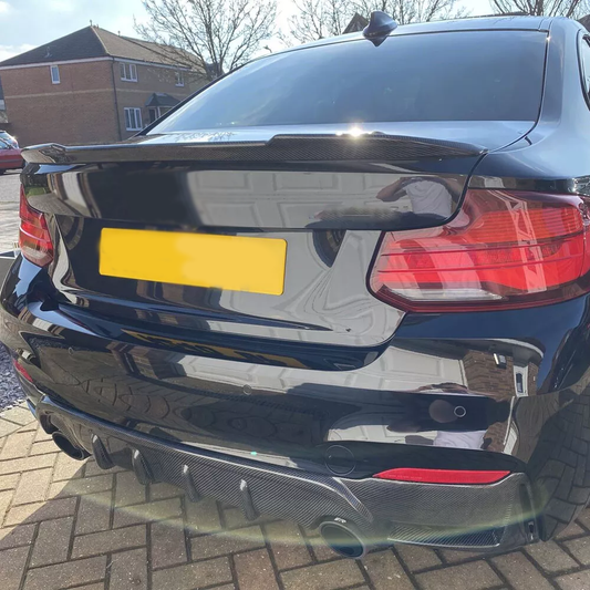 BMW F22 Carbon Fiber Rear Diffuser - M Sport Style Advertising Group 2