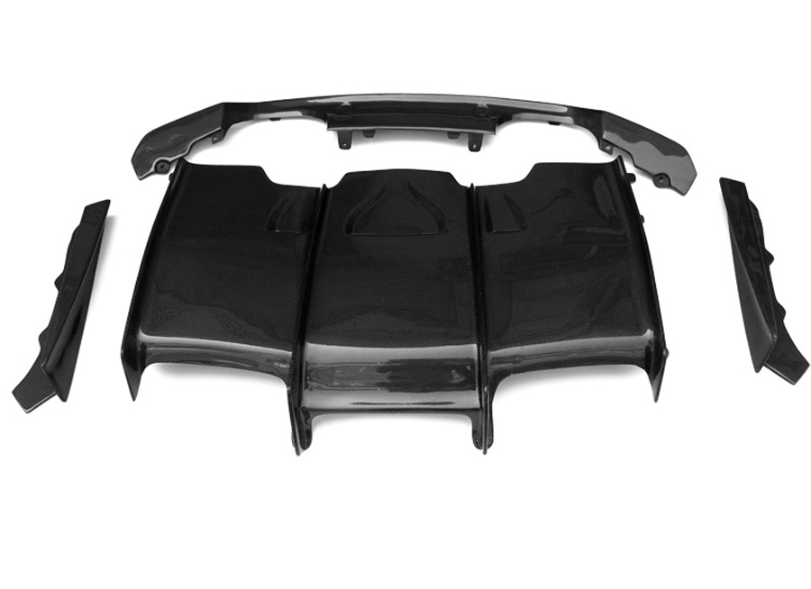 BMW F80 M3 & F82 M4 Carbon Fiber Rear Diffuser - PSM Style