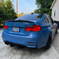 BMW F80 M3 & F82 M4 Carbon Fiber Rear Diffuser - PSM Style